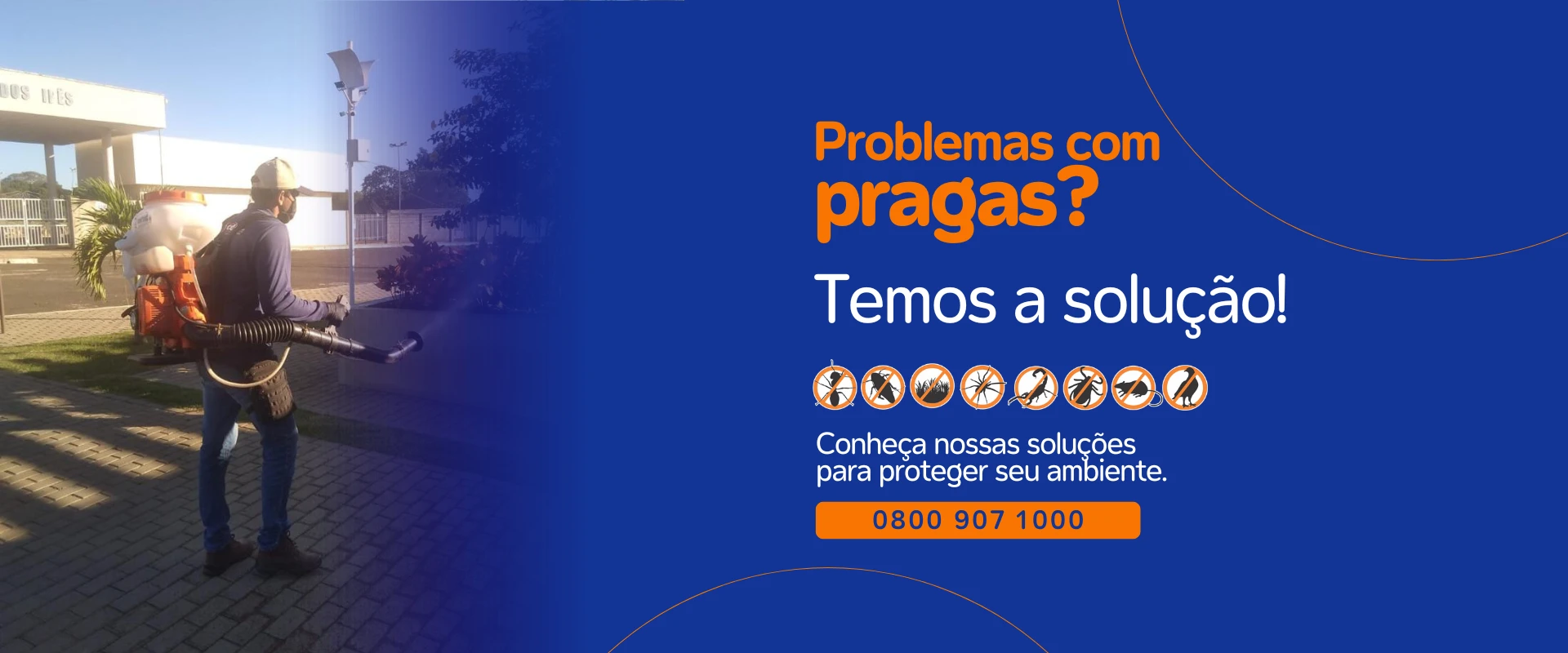 Banner Controle de Pragas