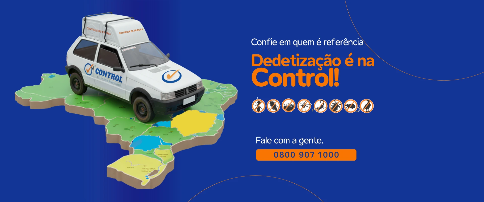 Banner Controle de Pragas